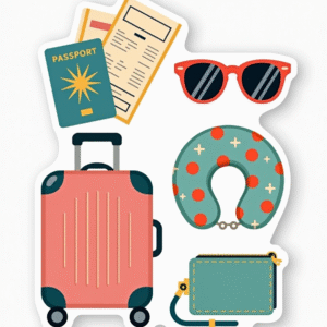 Travel & Exploration - Sticker Sheet v12